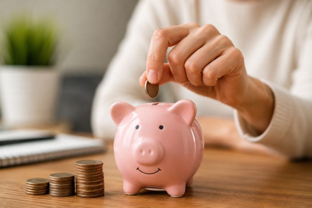 Cost of Living Crisis savings in a piggy bank